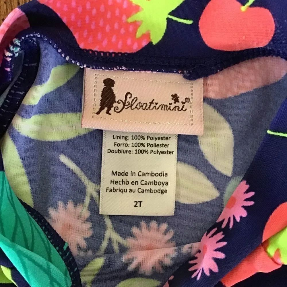 Floatmini Fruit Rashguard 2T   - Picture 3 of 4